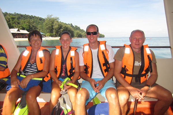 Klaar voor het snorkelen